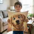 Custom Pet Portrait — Throw Pillow (18"×18")