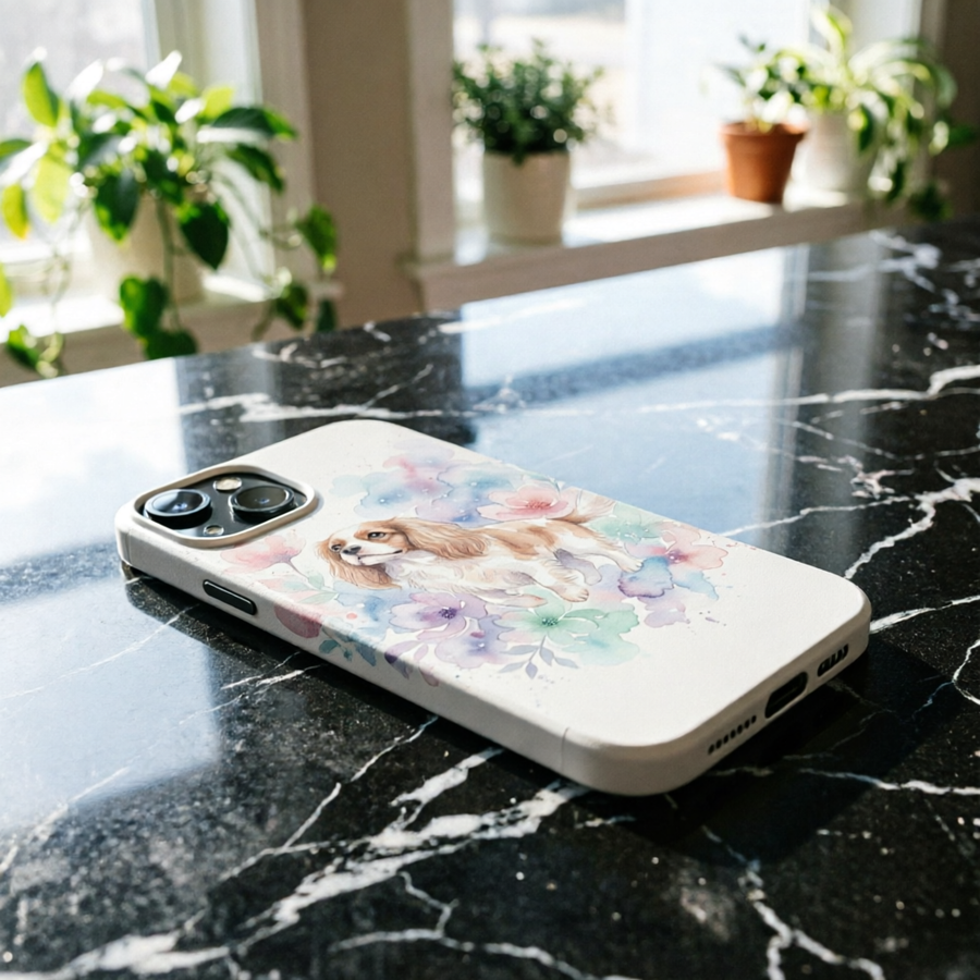 Custom Pet Portrait — Slim Phone Case