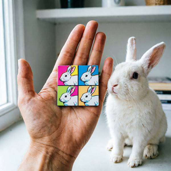 Custom Pet Portrait — Magnet