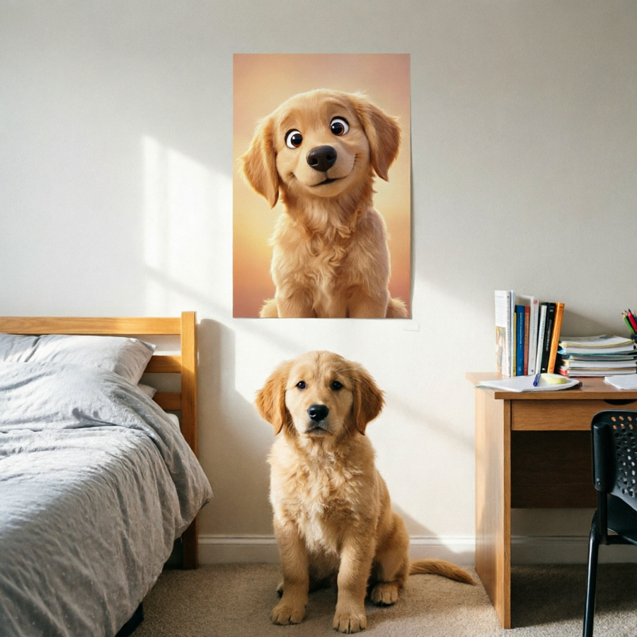 Custom Pet Portrait — Poster