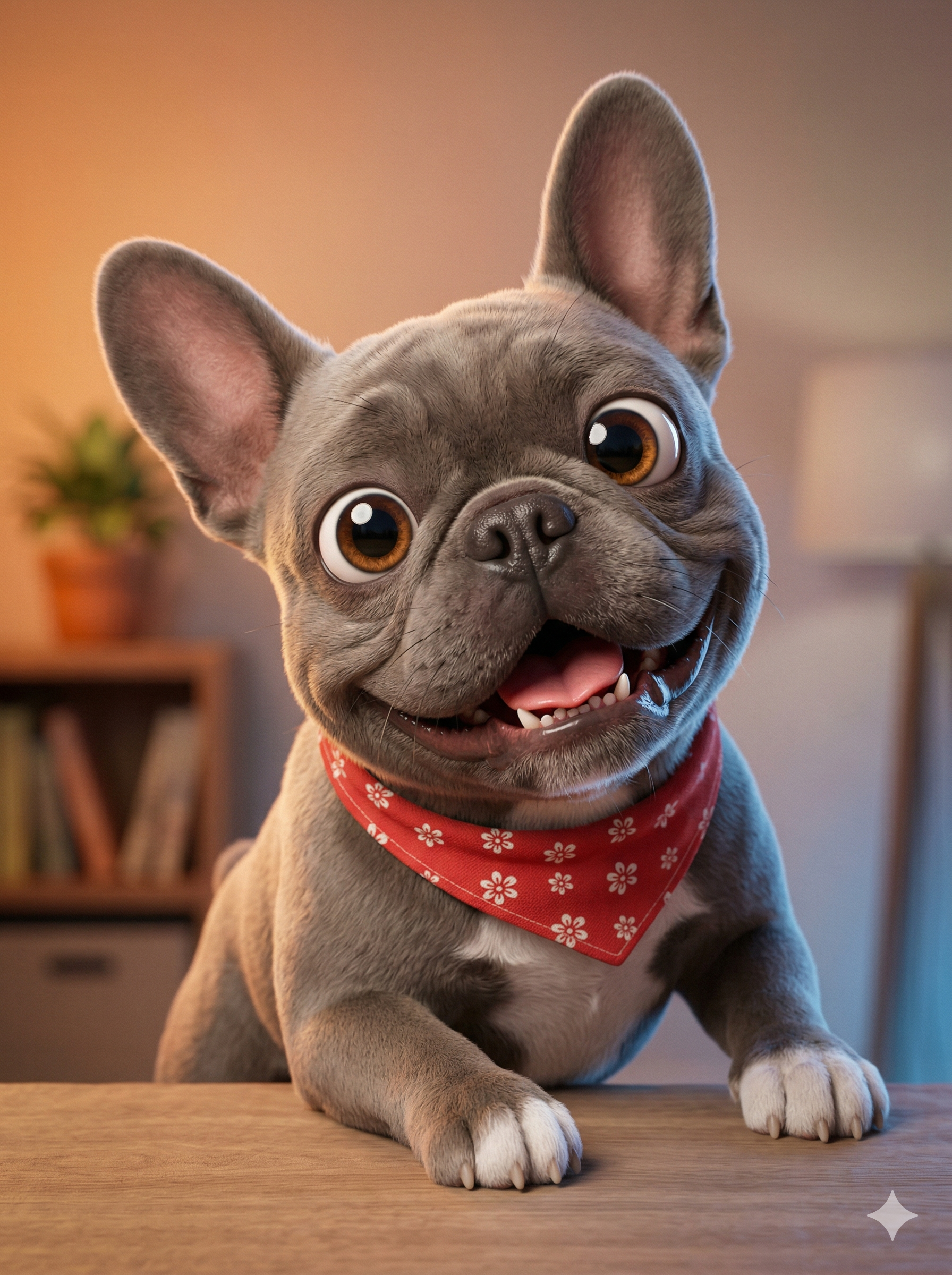Cartoon / Pixar 3D portrait style