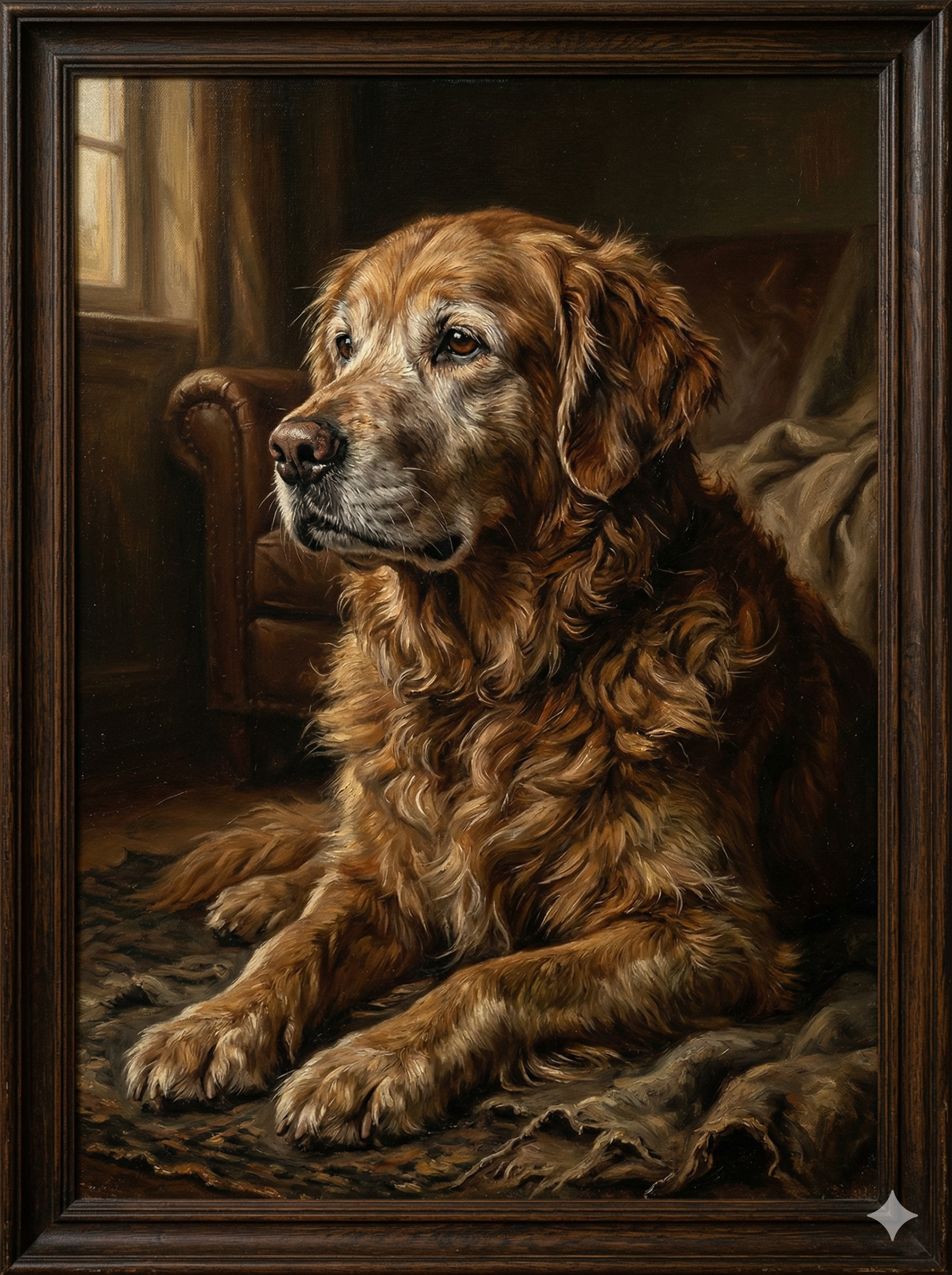 Classic Oil Painting portrait style