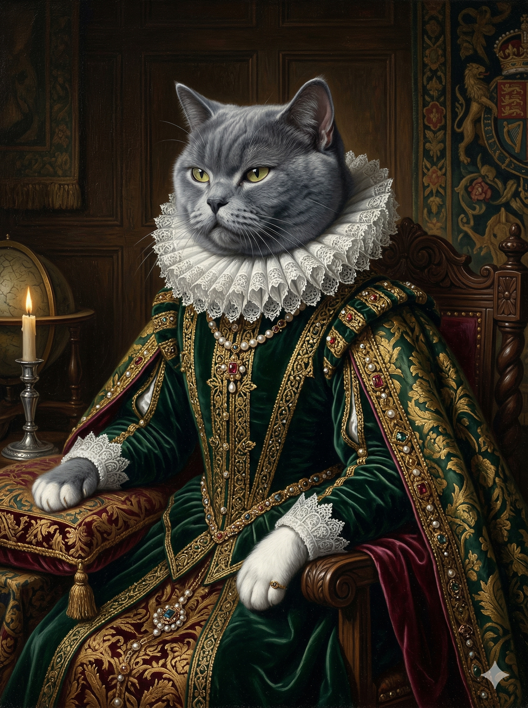 Royal / Renaissance portrait style